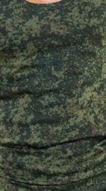 Футболка &quot;Камуфляж, темно-зеленая&quot; (пиксель),с длинным рукавом
