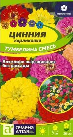 Цинния Тумбелина смесь Карликовая 0,2 гр