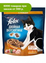 Felix (Феликс) сухой корм для кошек Двойная вкуснятина с птицей 600гр
