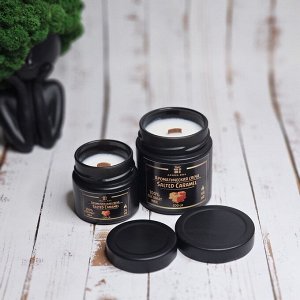 Ароматическая свеча SALTED CARAMEL из натурального кокосового воска AROMA BOX