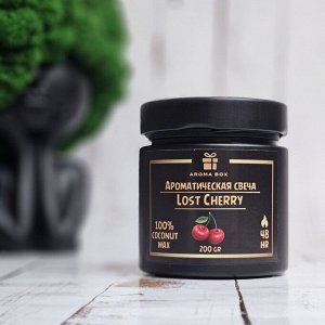 Ароматическая свеча LOST CHERRY из натурального кокосового воска AROMA BOX