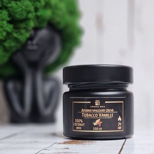 Ароматическая свеча TOBACCO VANILLE из натурального кокосового воска AROMA BOX