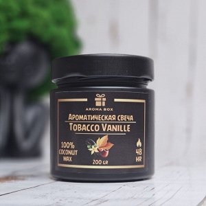 Ароматическая свеча TOBACCO VANILLE из натурального кокосового воска AROMA BOX
