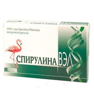 Спирулина ВЭЛ таб. 500мг N60