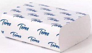 Бумажные полотенца Стандарт 1-х слойные Z-Сложения, Терес, 200 шт в уп