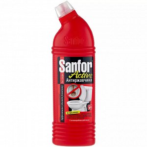 Sanfor Activ Чистящее средство Гель для очистки Ванн и Унитазов Антиржавчина 750 мл