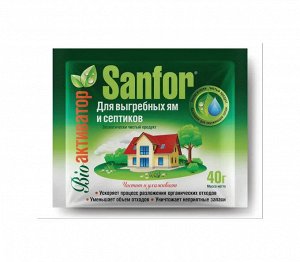 Чистящее средство для выгребных ям и септиков, Sanfor, 40 г