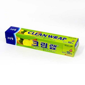 Clean wrap ПЛОТНАЯ пищевая плёнка (с отрывным краем-зубцами)
30 см х 100 м / 20
