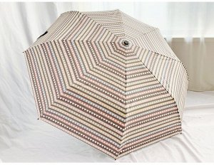 Автоматический зонт с 8-ю спицами, принт "сердечки"