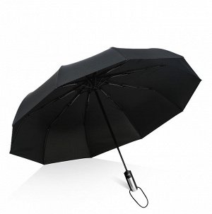 Автоматический зонт с 8-ю спицами, цвет черный/синий, с принтом