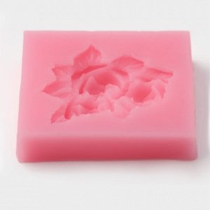Молд Доляна «Букет роз», силикон, 4,5x5 см, цвет розовый