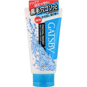 Gatsby Facial Wash Deep Cleaning Scrub Пенка с микрочастицами скраба для ухода за нормальной, жирной и проблемной кожей, с освежающим цитрусовым ароматом, 130 гр