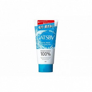 Gatsby Facial Wash Deep Cleaning Scrub Пенка с микрочастицами скраба для ухода за нормальной, жирной и проблемной кожей, с освежающим цитрусовым ароматом, 130 гр