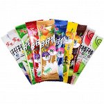 Карамель на палочке со вкусом личи\ персик\ лимон китайская 5 гр