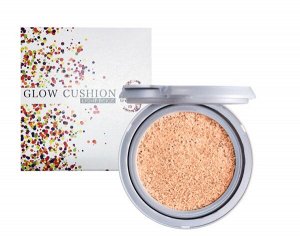 Тональник кушон для лица SPF увлажняющий оттенок розово-бежевый Spa Treatment Glow Cushion SPF50+ PA+