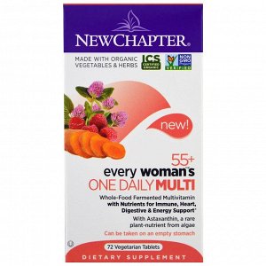 New Chapter, Every Womans One Daily 55+ Multi , 72 Veggie Tabs