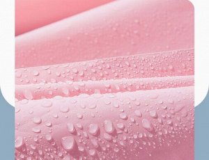 Детский плащ-дождевик с козырьком, цвет розовый, принт "Единороги"