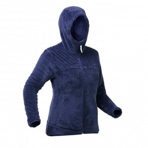 Куртка-толстовка флисовая тёплая женская SH100 ULTRA-WARM