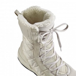 Женские теплые непромокаемые зимние ботинки - sh500 высокие - на шнуровке