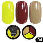 Гель-краска Solid color gel - 3, повышенной плотности 15 гр, French
