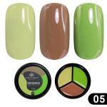 Гель-краска Solid color gel - 3, повышенной плотности 15 гр, French