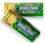WRIGLEY&#039;S Doublemint Освежающие драже без сахара со вкусом лимона 23,8 гр.,