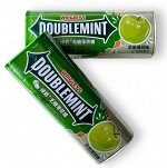 WRIGLEY&#039;S Doublemint Освежающие драже без сахара со вкусом яблока 23,8 гр.,