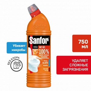 Чистящее Средство для унитаза Sanfor WC Super Power 750 мл