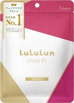LULULUN Over 45 - подтягивающие маски для возрастной кожи с маслом розовой камелии