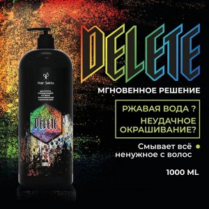 Шампунь очищающий для волос Delete Hair Sekta 1000 мл Хаир Секта