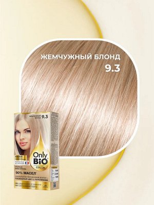 Краска для волос натуральная тон 9.3 Жемчужный блонд Fito Косметик Only Bio Color без аммиака 115 мл