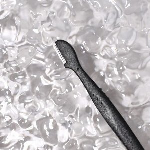 Набор бритв для коррекции бровей, с колпачком, 12,7 см, 3 шт, цвет чёрный