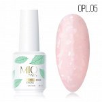 №5 Камуфлирующая база для маникюра/гель-лака Mio nails, коллекция OPAL, 15 мл