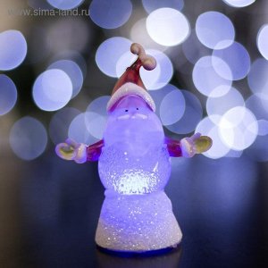 Игрушка световая "Дед мороз радушный" (батарейки в комплекте) 1 LED, RGB