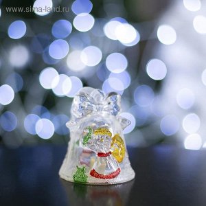 Игрушка световая "Колокольчик и Дед мороз", батарейки в комплекте