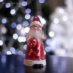 Игрушка световая "Дед мороз усач" (батарейки в комплекте) 1 LED, RGB