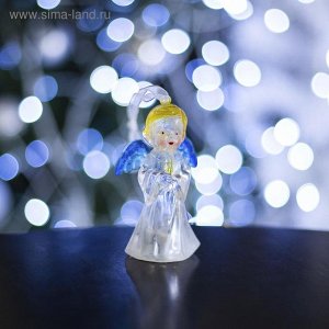 Игрушка световая "Ангел со свечкой" (батарейки в комплекте) 1 LED, RGB, цветной