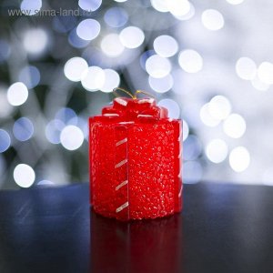 Игрушка световая "Подарок" (батарейки в комплекте) 7 х 8,5 см, 1 LED, RGB, КРАСНЫЙ