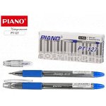 Ручка шариковая масляная &quot;PIANO&quot; 0.5мм синяя, с грипом PT-127-12/син./ Piano