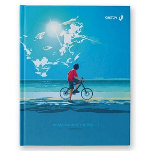 Бизнес-блокнот А5+ 80л клетка "Летнее утро" 000920 SVETOCH