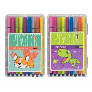 Фломастеры 18цв "FUNCOLOR" в пластиковом пенале 32-0049 Bruno Visconti