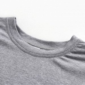 Футболка женская MINAKU OVERSIZE FIT: светло-серая