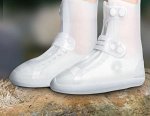 Многоразовые унисекс бахилы от дождя, цвет белый
