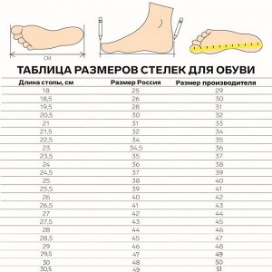 Стельки для обуви, универсальные, с магнитами, массажные, дышащие, силиконовые, р-р RU до 40 (р-р Пр-ля до 42), 26 см, пара, цвет прозрачный