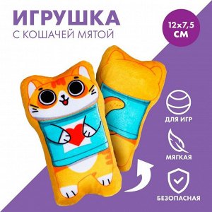 Игрушка для кошек с мятой «‎Кошак»‎, 12 х 7,5 см