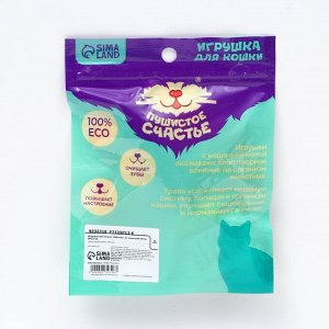 Игрушка для кошек «Бабочка» из кошачьей мяты, 8 х 6,5 см