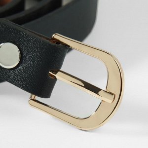 Пряжка для ремня, 2,9 x 2,6 см, 20 мм, цвет золотой