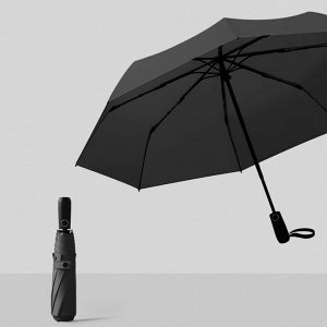 Автоматический зонт с 8-ю спицами, цвет черный
