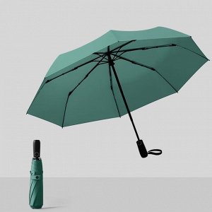 Автоматический зонт с 8-ю спицами, цвет темно-зеленый