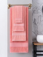 Полотенце Arya Однотонное 50X90 Miranda Soft Коралловый